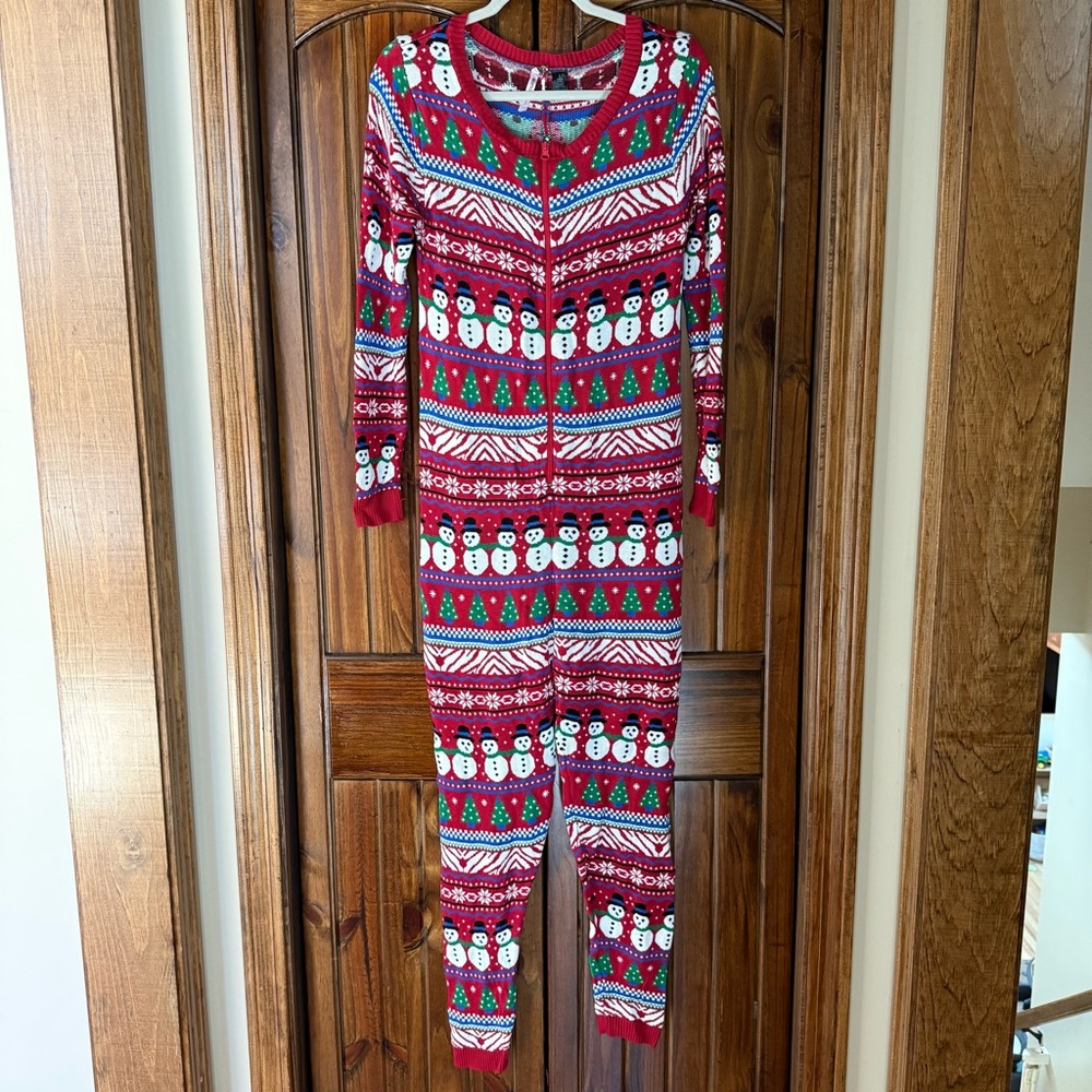 Christmas Sweater Adult Onesie Pajamas